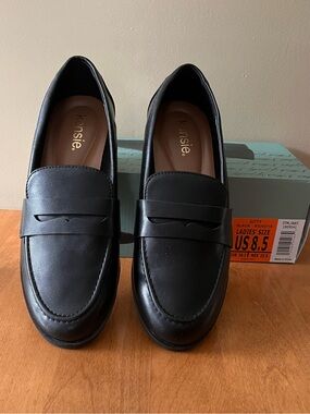 Kensie Black  Penny Loafers